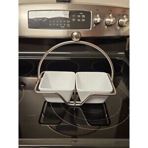 Pampered Chef Simple Additions  3pc Caddy Set With Serving Bowls #808C